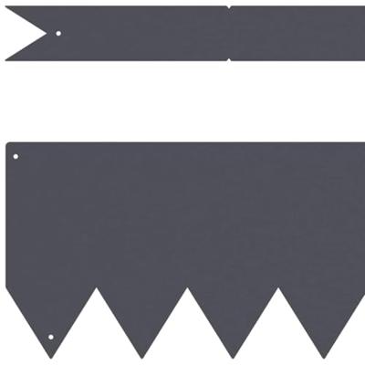 VidaXL Tuinrand 50 pcs antraciet 100 x 0.05 x 20 cm koudgewalst staal VidaXL Tuinrand 50 pcs antraciet 100 x 0.05 x 20 cm koudgewalst staal