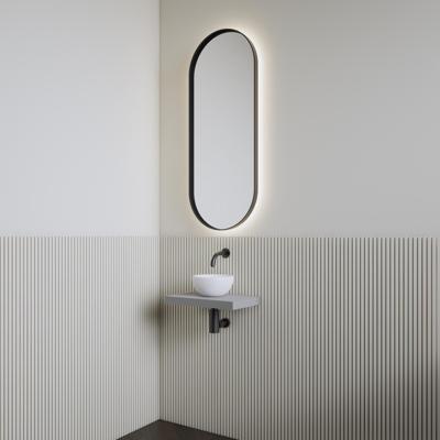 Fonteinset | BWS Leto | Planchet Agaat Grijs | Waskom Glans Wit