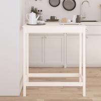 Bartafel 100x50x110 cm massief grenenhout wit - thumbnail
