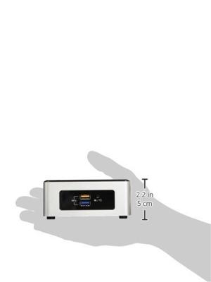 Intel Boxnuc5Cpyh Nuc Pc/Workstation Barebone, N3050, 1.6 Ghz Ucff, Bga 1170, Zwart/Zilver