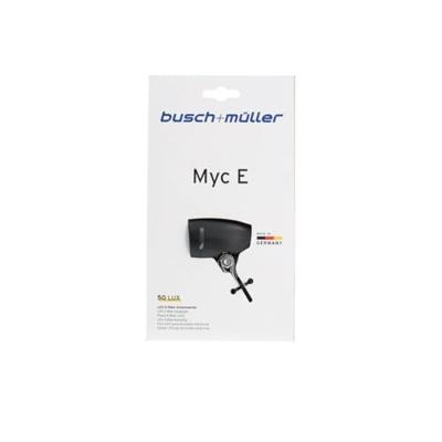 Busch & Muller Koplamp busch und müller lumotec myc e voor e-bike - 50 lux - 6-42 volt - thumbnail