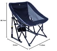 GCI Pod Rocker Campingstoel met schommelfunctie (blauw) - thumbnail