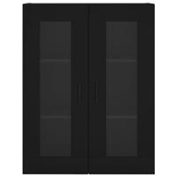 Hangkast 69,5x34x90 cm zwart - thumbnail