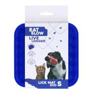 Eat Slow Live Longer Lick Mat Duo S Blue - thumbnail