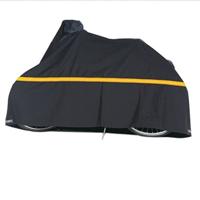 Vk fiets / scooter hoes pyama de luxe stof zwart - thumbnail