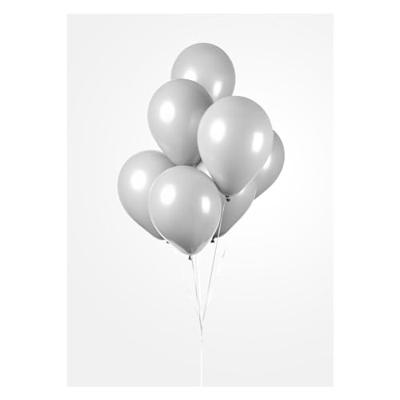Latex Ballonnen Cool Grey (10st)