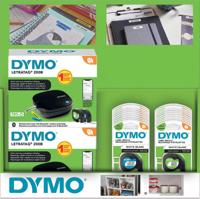 Display Dymo: 6 x LetraTag 200B promopack + 20 x tape (10 x papier en 10 x plastic) - thumbnail