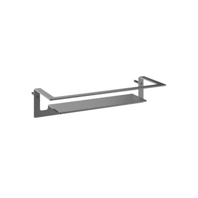 Hotbath Archie Design Douchekorf - recht - geborsteld gunmetal PVD ARA20BGP
