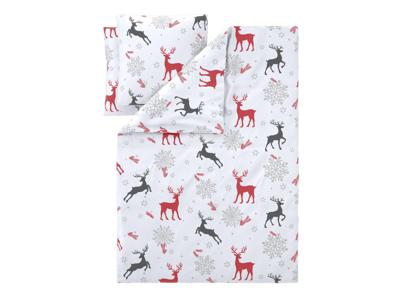 LIVARNO Fleece dekbedovertrek 240 x 220 cm (Hert wit) LIVARNO Fleece dekbedovertrek 240 x 220 cm (Hert wit)