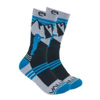 Vallerret Merino Wool Sock Mtn Blue Size 41-46 - thumbnail