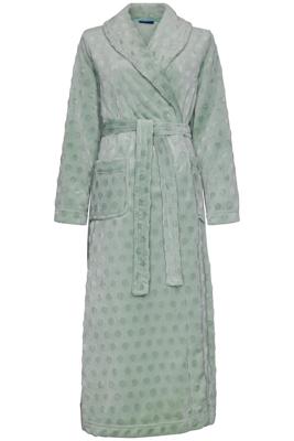 Lange duurzame fleece badjas