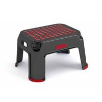 Curver Opstapje 43x36x24 cm Zwart/Rood - thumbnail