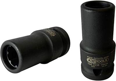 KS Tools 150.2238 1/2 remklauwdop, 7-kant, 14 mm, 50 mm lang