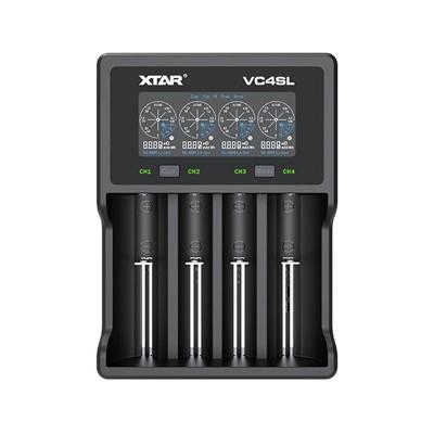 XTAR VC4SL batterijlader voor Li-ion / Ni-MH / Ni-CD 18650 cilindrische batterijen