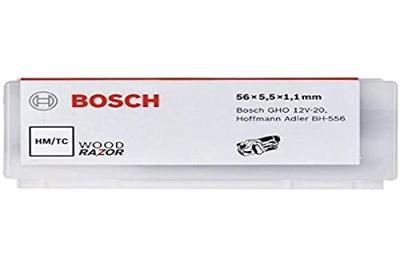 Bosch Accessories Hard metalen schaafmes Afmeting, lengte: 56 mm Afmeting, breedte: 5.50 mm 2608000673 10 stuk(s) Bosch Accessories Hard metalen schaafmes Afmeting, lengte: 56 mm Afmeting, breedte: 5.50 mm 2608000673 10 stuk(s)