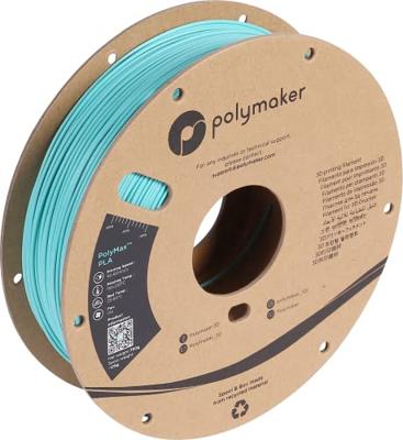 Polymaker PA06020 PolyMAX Tough Filament Tough PLA Hoge stijfheid, Hoge treksterkte, Slagvast 2.85 mm 750 g Turquoise 1 stuk(s)