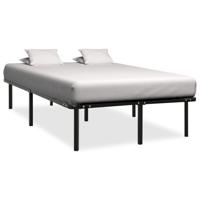 Bedframe metaal zwart 140x200 cm - thumbnail