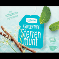 Jumbo Kruidenthee Sterrenmunt 15 Stuks - thumbnail