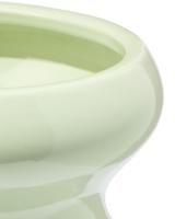 HEMA Bloempot ⌀17.5x12.5cm keramiek blob groen (groen) - thumbnail