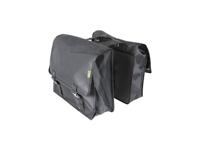 Dresco Super shopper dubbele fietstas 50 liter nylon zwart - thumbnail