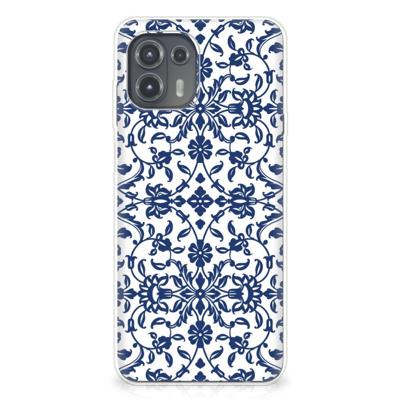 Motorola Edge 20 Lite | TPU Case | Flower Blue Motorola Edge 20 Lite | TPU Case | Flower Blue