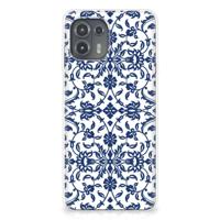 Motorola Edge 20 Lite | TPU Case | Flower Blue - thumbnail