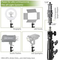 Bresser 2x BR-TP280 Pro lampstatief 280cm + tas - thumbnail