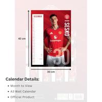 Manchester United FC Kalender 2026 A3 - thumbnail