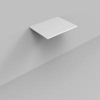 Topblad BWS Marble 60,5x46x1,5 cm Mat Wit Marmer - thumbnail