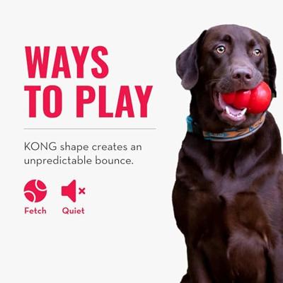 KONG BOUNZER ROOD 14X14X20,5 CM - thumbnail