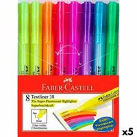Fluorescerende Markeerstift Set Faber-Castell Textliner 38 5 Stuks - thumbnail