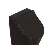 Urinoir Deksel Globo Forty3 Met Softclose Systeem Mat Zwart Globo - thumbnail