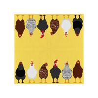 Esschert Design servetten kippen 33x33cm - thumbnail
