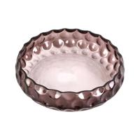 Present Time [DL] Bowl spekkels glas grote chocolade bruin D. 26cm, H. 7cm - - thumbnail