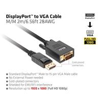 CLUB3D DisplayPort to VGA Cable M/M - thumbnail