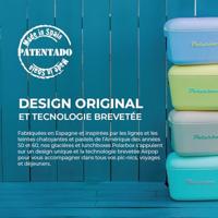 Polarbox Koelbox met Schouderband - Marineblauw Mustard - 20 Liter - thumbnail