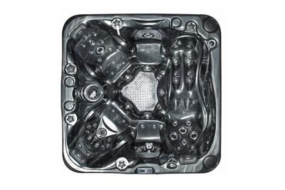 Spa Solace | Pearl Shadow with GREY/oak trim