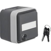 Berker 47393505 W.1 (opbouw) Wandcontactdoos met randaarde afsluitbaar spatwaterdicht Grijs, Lichtgrijs 1 stuk(s) - thumbnail