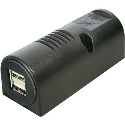 ProCar Aufbausteckdose Power USB Doppelsteckd USB aansluiting opbouw 2 voudig Stroombelasting (max.): 5 A Geschikt voor USB-A Stopcontact 12 V naar 5 V, 24 V ProCar Aufbausteckdose Power USB Doppelsteckd USB aansluiting opbouw 2 voudig Stroombelasting (max.): 5 A Geschikt voor USB-A Stopcontact 12 V naar 5 V, 24 V