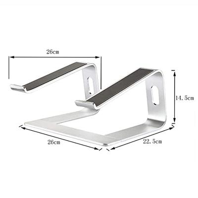 Universele aluminium Laptop Standaard / MacBook Standaard - Zilver Universele aluminium Laptop Standaard / MacBook Standaard - Zilver