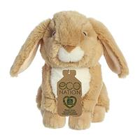 Eco Nation Pluchen knuffel - langoor konijn - 23 cm - thumbnail