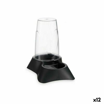 Dierenvoederbak Transparant Antraciet Polypropyleen 650 ml 12,5 x 18 x 19 cm