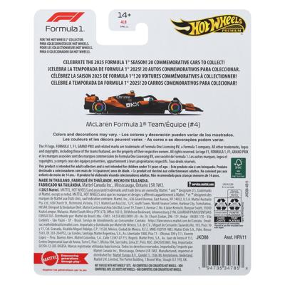Hot Wheels Premium F1 2025 Lando Norris raceauto