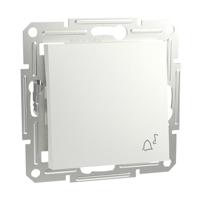 Schneider Electric EPH0870121D Knop met belsymbool Asfora Wit (RAL 9003) 1 stuk(s) - thumbnail