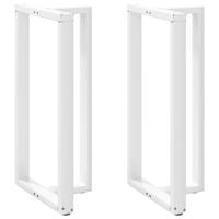 Bartafelpoten 2 st T-vormig 60x35x(110-111) cm staal wit - thumbnail