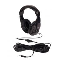 T'nB CSHOME1: HiFi-hoofdtelefoon voor tv met 6,35 mm adapterkabel, 8 m lang, in zwarte kleur - thumbnail