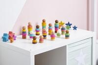 Tickit Houten Figuren super set regenboog - thumbnail