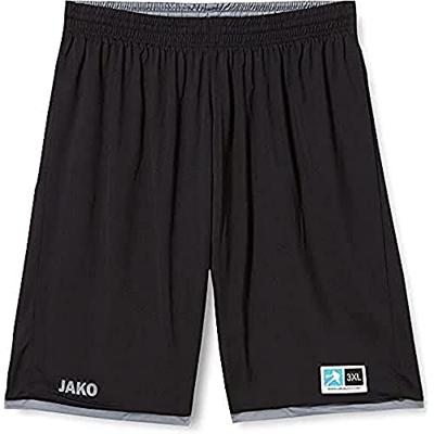 JAKO 4451 Reversible Short Change 2.0 - Zwart/Steengrijs - S