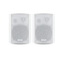 TooQ TQOWS-01W zelfversterkende wandluidspreker, RMS vermogen: 2x30W, frequentie: 70HZ-16KHZ, 2xRCA 1x Jack 3.5, volumeregelaar, wit - thumbnail