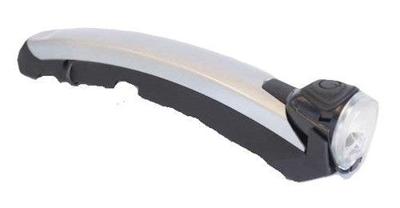 Koplamp Gazelle Fenderlight V2 naafdynamo - zilver/zwart